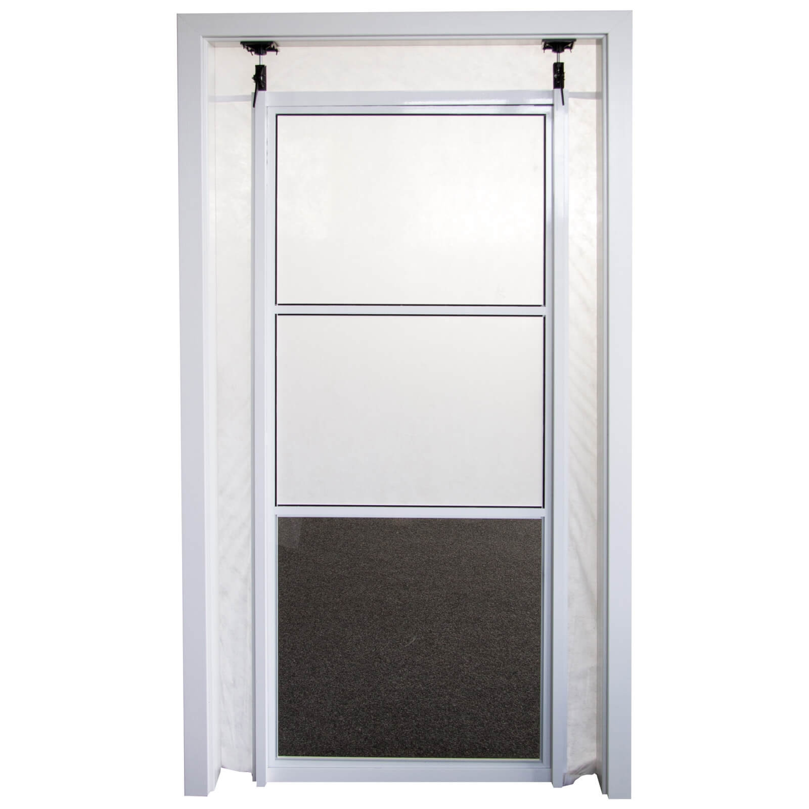 Staubschutztüre L-Form Extra Groß - Wiederverwendbar Bis 2,20m Höhe