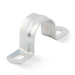 Robuste, doppellappige Befestigungsschelle mit Langloch