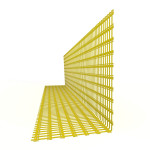 Robuster, alkalibeständiger  Panzerwinkel zur Eckverstärkung an Gebäudeecken und Wandöffnungen. Hervorragend für dickschichtige Armierungssysteme geeignet. 