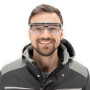 Vollsichtschutzbrille als Schutzbrille über Korrektionsbrillen