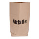 Robuster Papiermüllsack mit 120L Fassungsvermögen