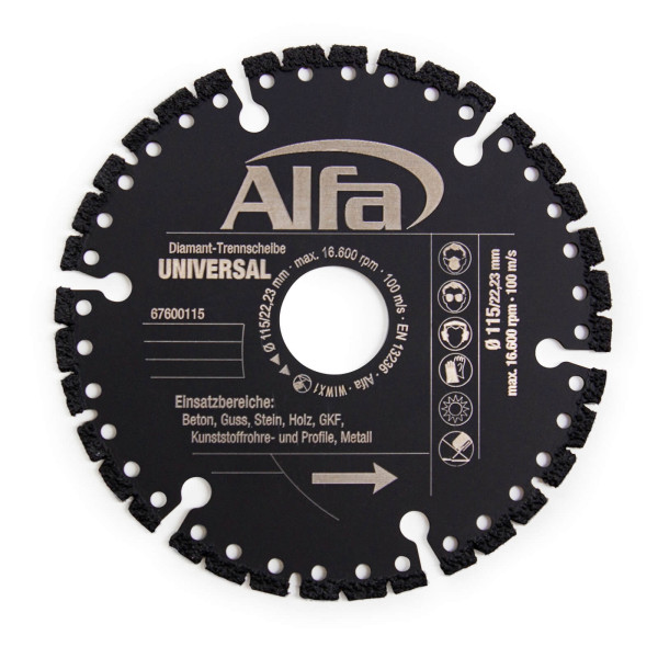 6760 Alfa Diamant-Trennscheibe MULTI